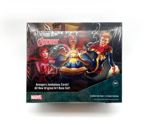 2022 Fleer Ultra Avengers bring fine art and a premium configuration to the expansive group of Marvel heroes and their adversaries. The checklist is a mix of modern and nostalgia, looking to Ultra’s past portfolio.