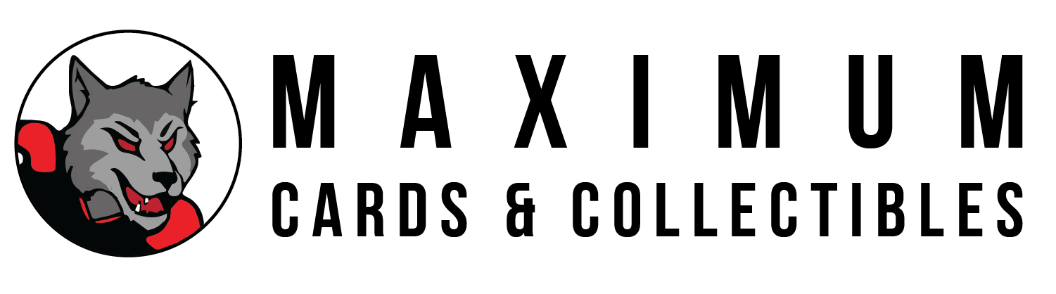 MAXimum Cards & Collectibles Logo black horizontal