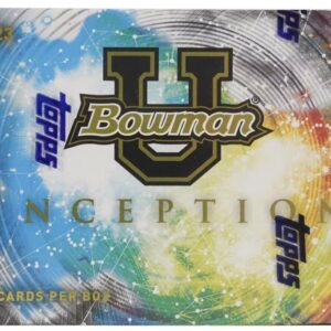 2022/23 Bowman University Inception is packed with all the most collectible young stars, including autograph cards and autograph relic cards.