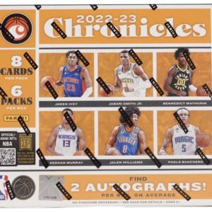 2022-23 Chronicles Basketball returns with popular set designs from years past that include the top rookie and veteran players in the NBA today!