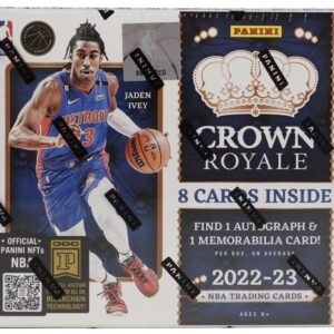 Crown Royale returns with its one-of-a-kind die-cut designs and an incredible selection of Inserts, Parallels, and Autographs!
