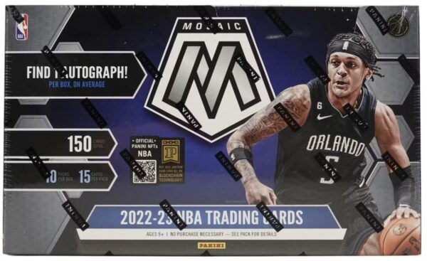 Mosaic returns with a collection of its popular parallels, autographs and inserts! Find 1 Autograph, 20 Prizms and 20 Inserts per box!