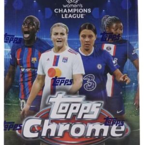 Returning for its sophmore release is the official Topps Chrome UEFA Women's Champions League 2022/23 collection!