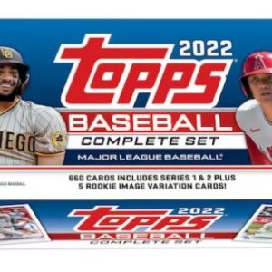 MLB fans will find all 660 cards from 2022 Topps Baseball Series 1 and Series 2 in the all-new 2022 Topps Baseball complete set.