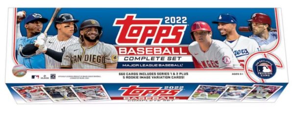 MLB fans will find all 660 cards from 2022 Topps Baseball Series 1 and Series 2 in the all-new 2022 Topps Baseball complete set.