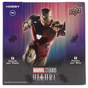 Introducing a premium trading card set that brings together an Upper Deck brand renown for its jaw-dropping, mirror-like, reflective technology cards with Marvel's incredible Infinity Saga films spanning from Marvel Studios' Iron Man through Marvel Studios' Avengers: Endgame! 