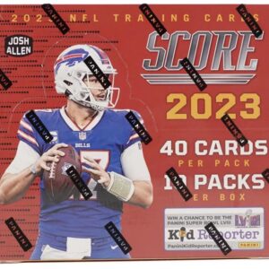 The first officially licensed NFL product of 2023, Score is loaded with new rookies, inserts, parallels and autographs!