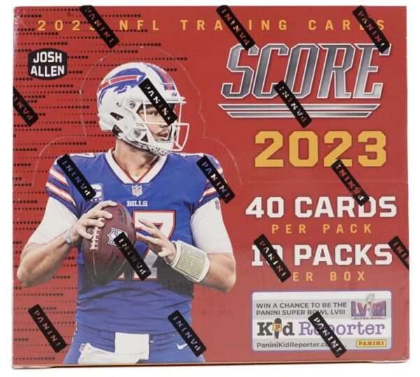 The first officially licensed NFL product of 2023, Score is loaded with new rookies, inserts, parallels and autographs!