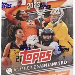 The first product of its kind, 2023 Topps Athletes Unlimited All Sports will collect the best athletes from all 4 AU sports leagues: Basketball, Volleyball, Softball and Lacrosse.